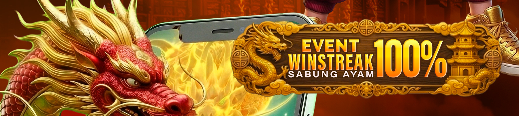 EVENT WINSTREAK 100% SABUNG AYAM